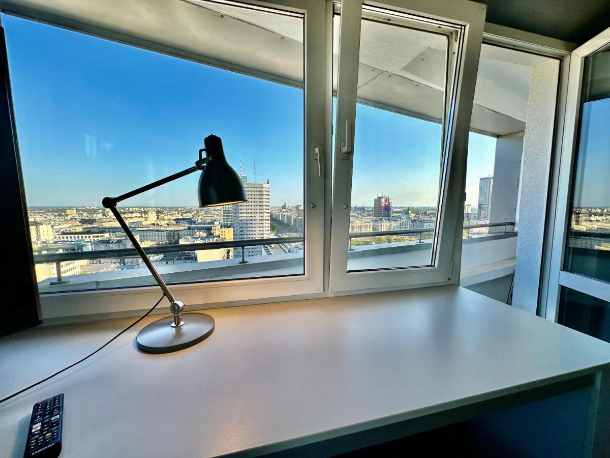 Super Apartament GREY Centrum 2x Metro Fast WiFi 300 Mbs Netflix AppleTV SmartTV Spotify Panorama Miasta Varsóvia Exterior foto