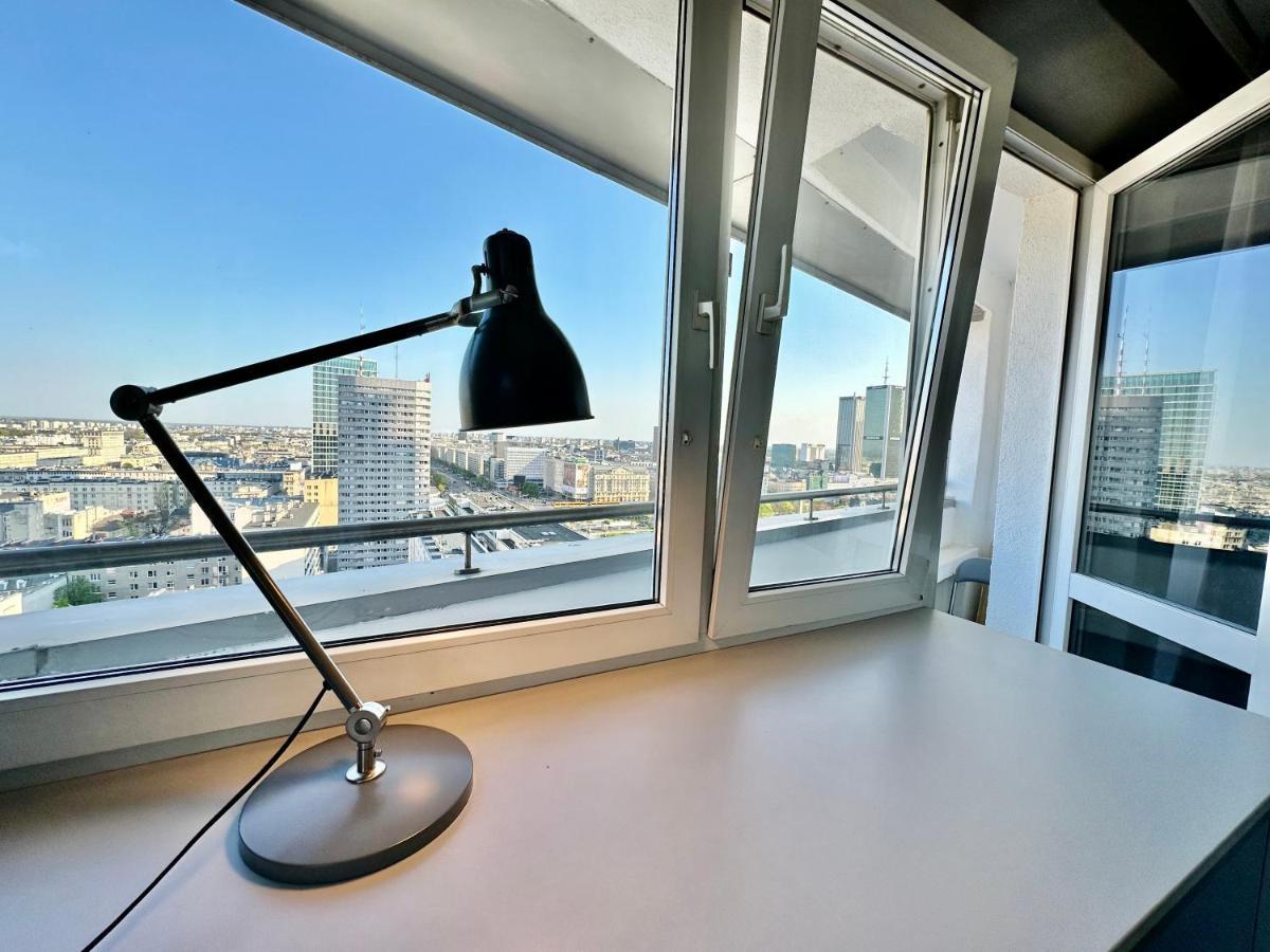 Super Apartament GREY Centrum 2x Metro Fast WiFi 300 Mbs Netflix AppleTV SmartTV Spotify Panorama Miasta Varsóvia Exterior foto