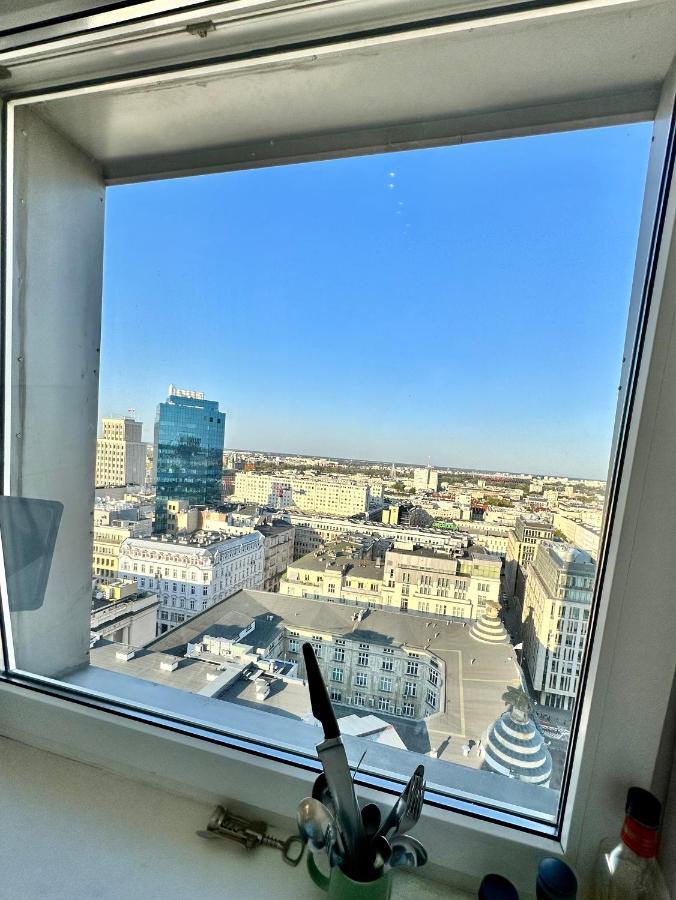 Super Apartament GREY Centrum 2x Metro Fast WiFi 300 Mbs Netflix AppleTV SmartTV Spotify Panorama Miasta Varsóvia Exterior foto
