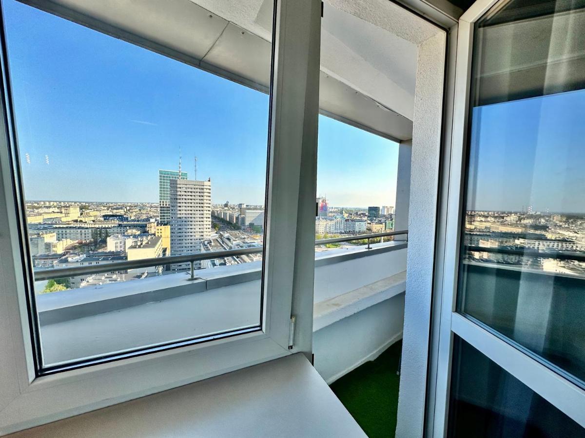 Super Apartament GREY Centrum 2x Metro Fast WiFi 300 Mbs Netflix AppleTV SmartTV Spotify Panorama Miasta Varsóvia Exterior foto